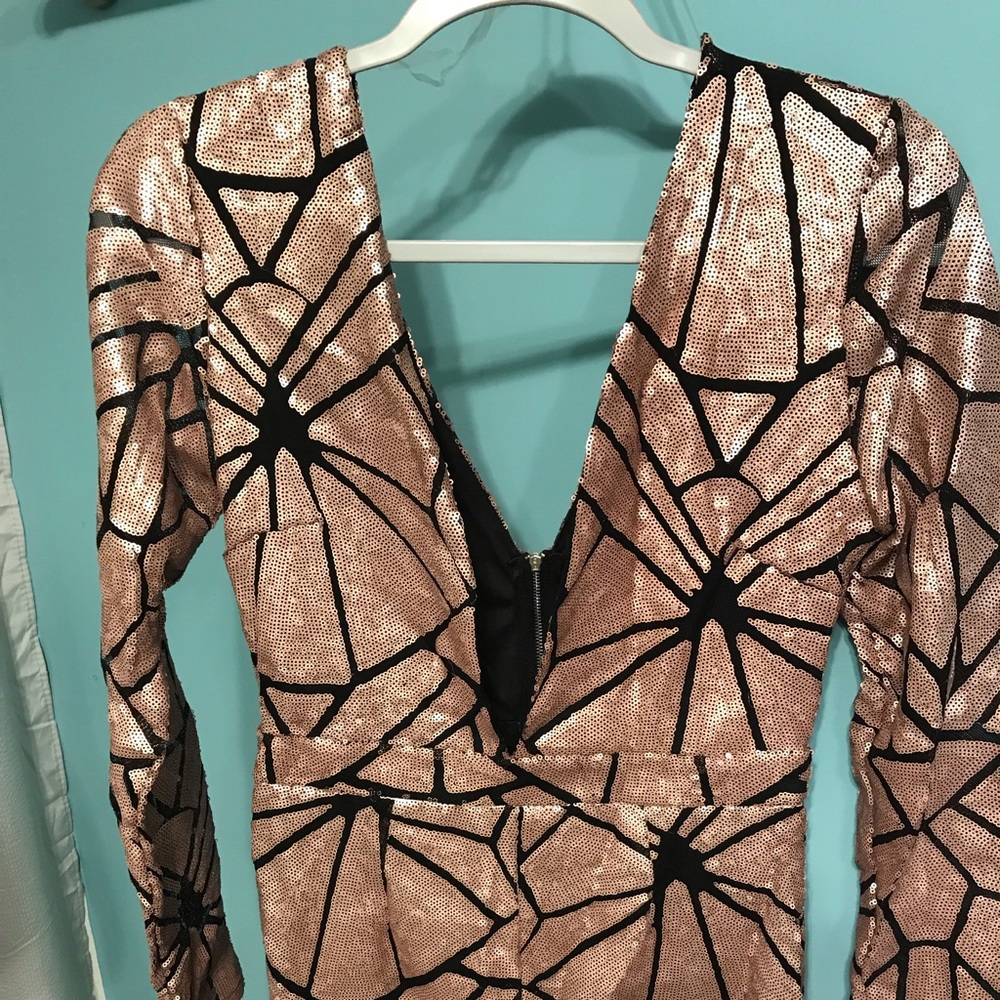 Sequined romper